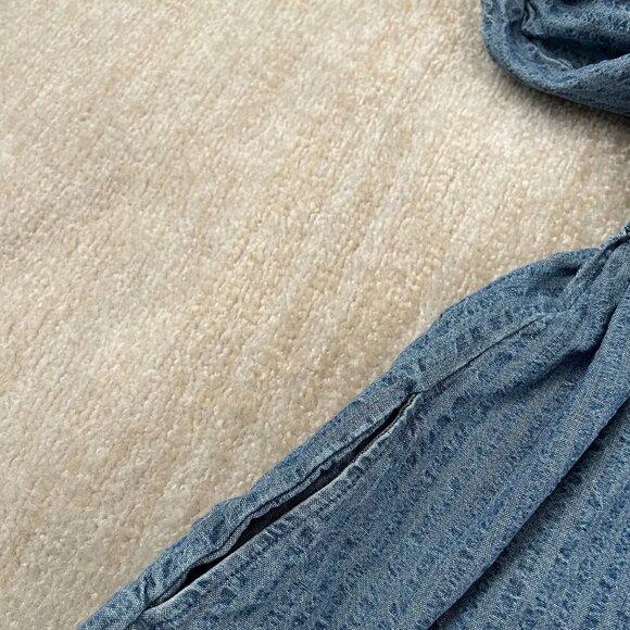 Levi’s Blue Cotton Summer Mini Dress With Pocket M - Picture 8 of 11